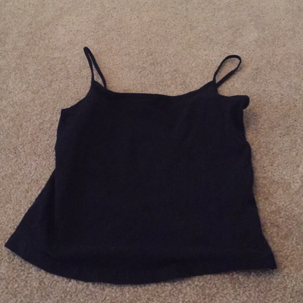 black tank top